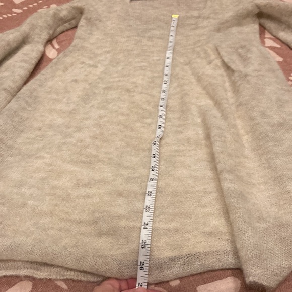 FP Juliet Alpaca-Merino blend knee length sweater dress & bell sleeves - Picture 16 of 16